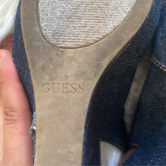 Guess denim own tore wedges - Picture 10 of 10